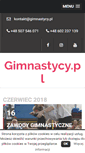 Mobile Screenshot of gimnastycy.pl